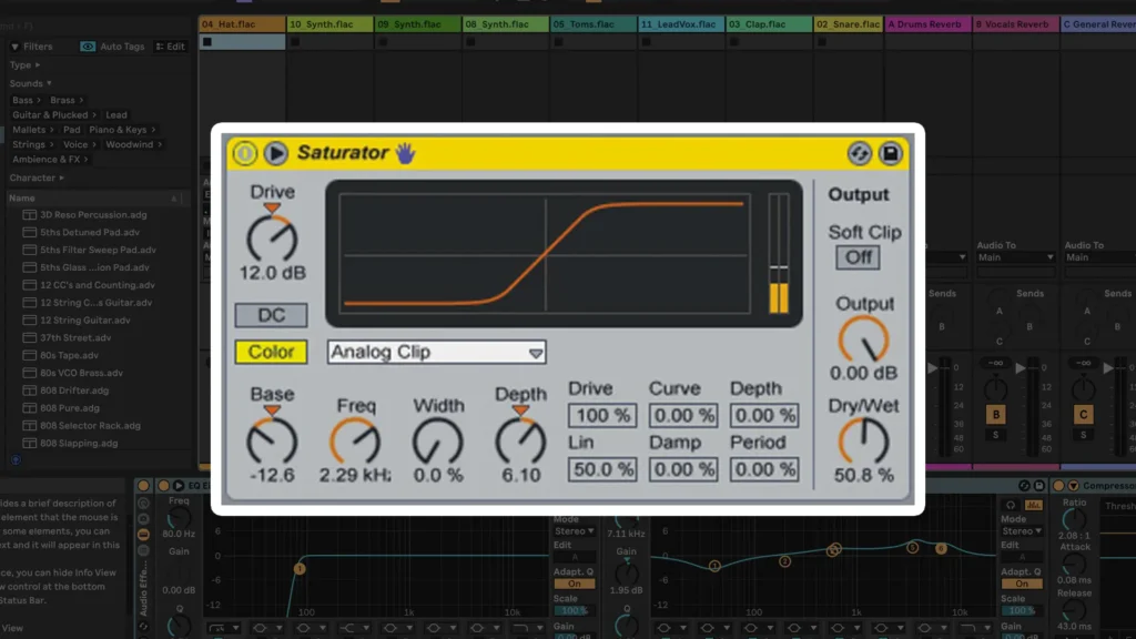 Ableton Live Saturation