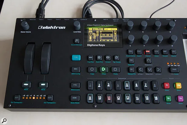 elektron debut digitone keys at superbooth 2019 - detail 2