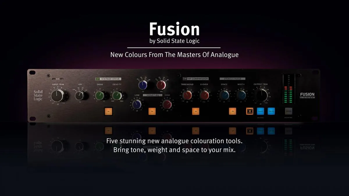 ssl fusion analogue colouration box debuted at aes - detail 2
