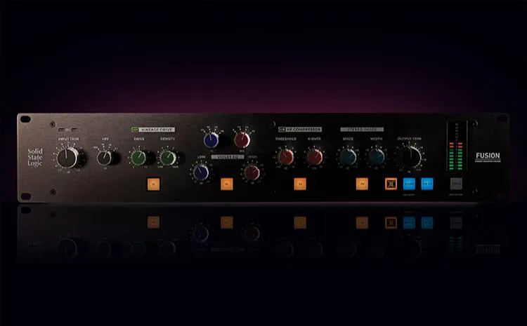 ssl fusion analogue colouration box debuted at aes - detail 1