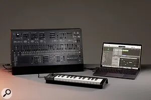 namm 2021: korg's synth trio - detail 1