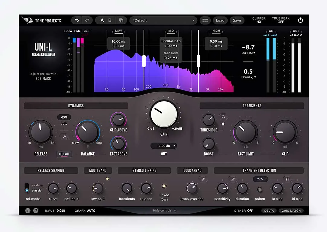 Tone Projects launch mastering compressor | SM Mastering 2 tone projects launch mastering compressor - detail 1