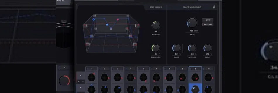 sound particles update beat panner