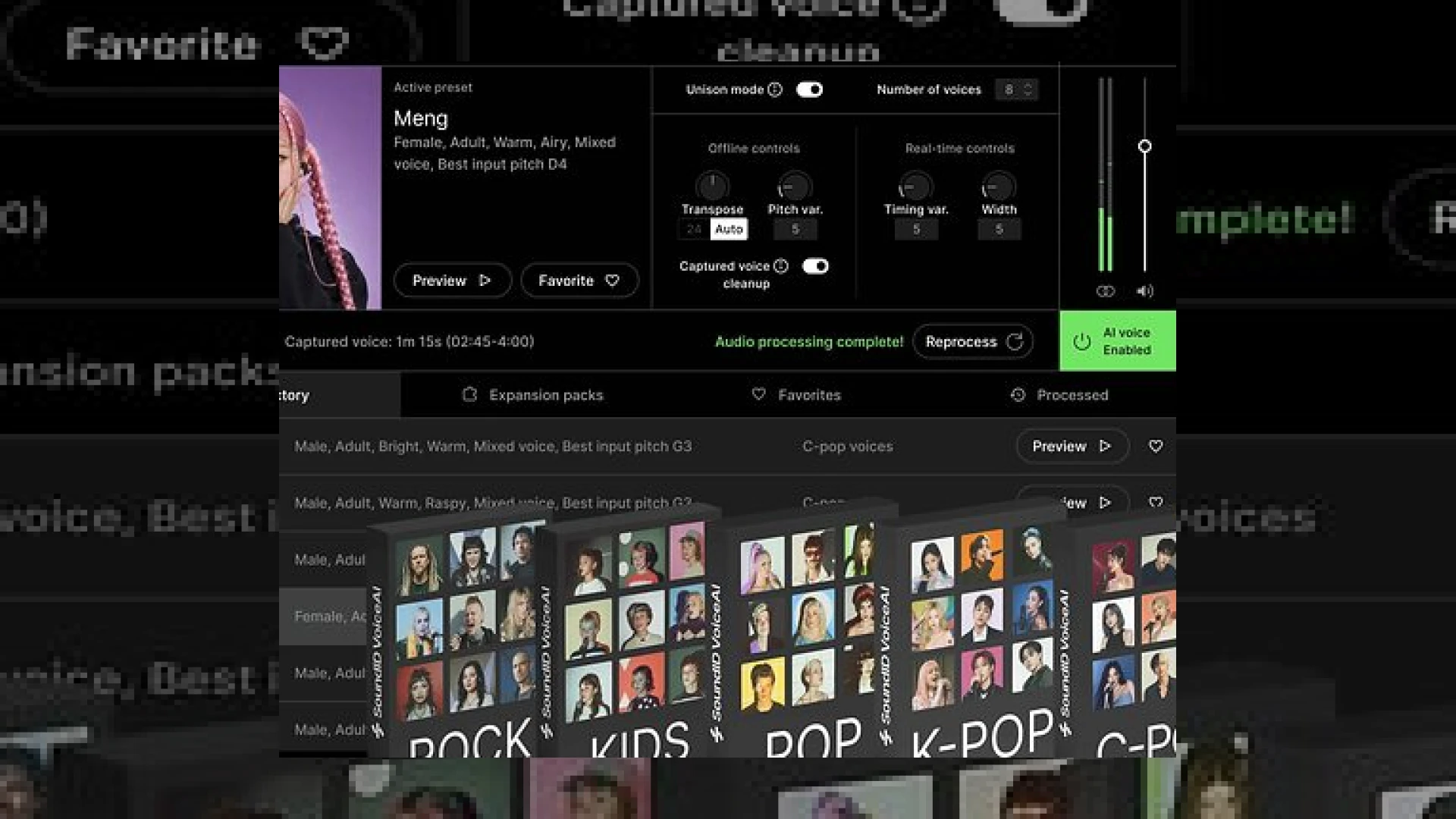 sonarworks expand soundid voiceai library