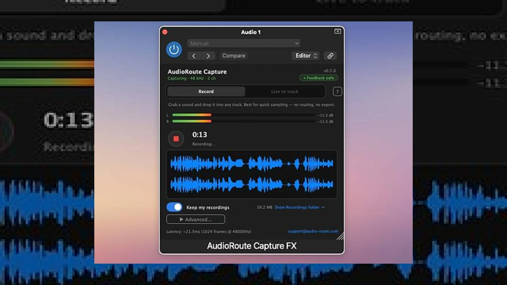 audioroute from arvital audio