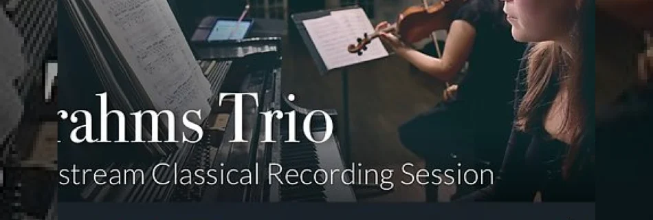 puremix live & sos present brahms trio live concert