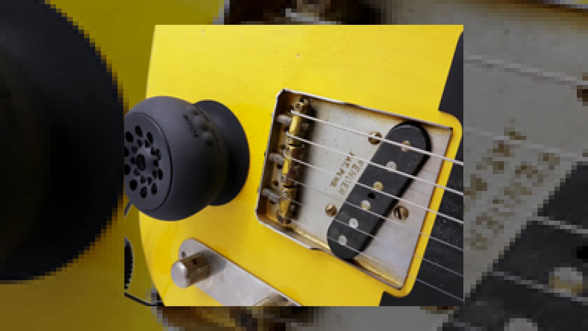 musikmesse: fluid audio suction cup amp sticks to guitar