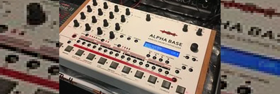 jomox alpha base drum machine has built-in fm synth
