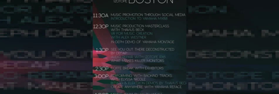music expo boston programme revealed