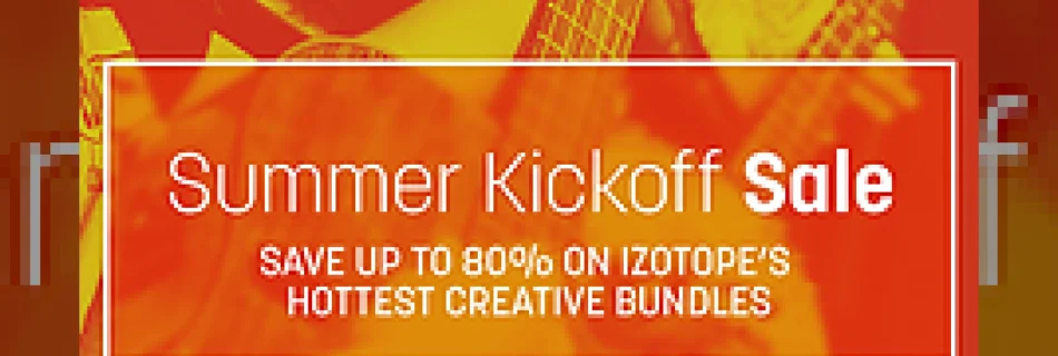 save up to 80% on izotope plug-ins with summer bundles
