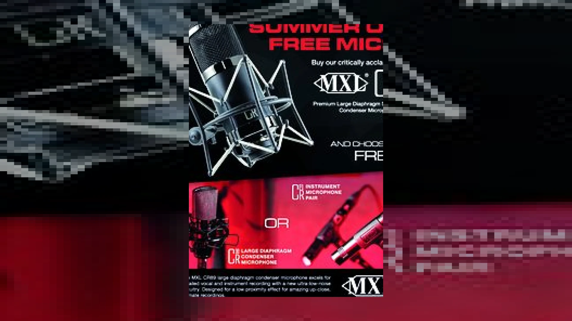 mxl launch summer of free mics deal
