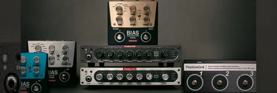 positive grid reveal mini amps, twin pedals & footswitch