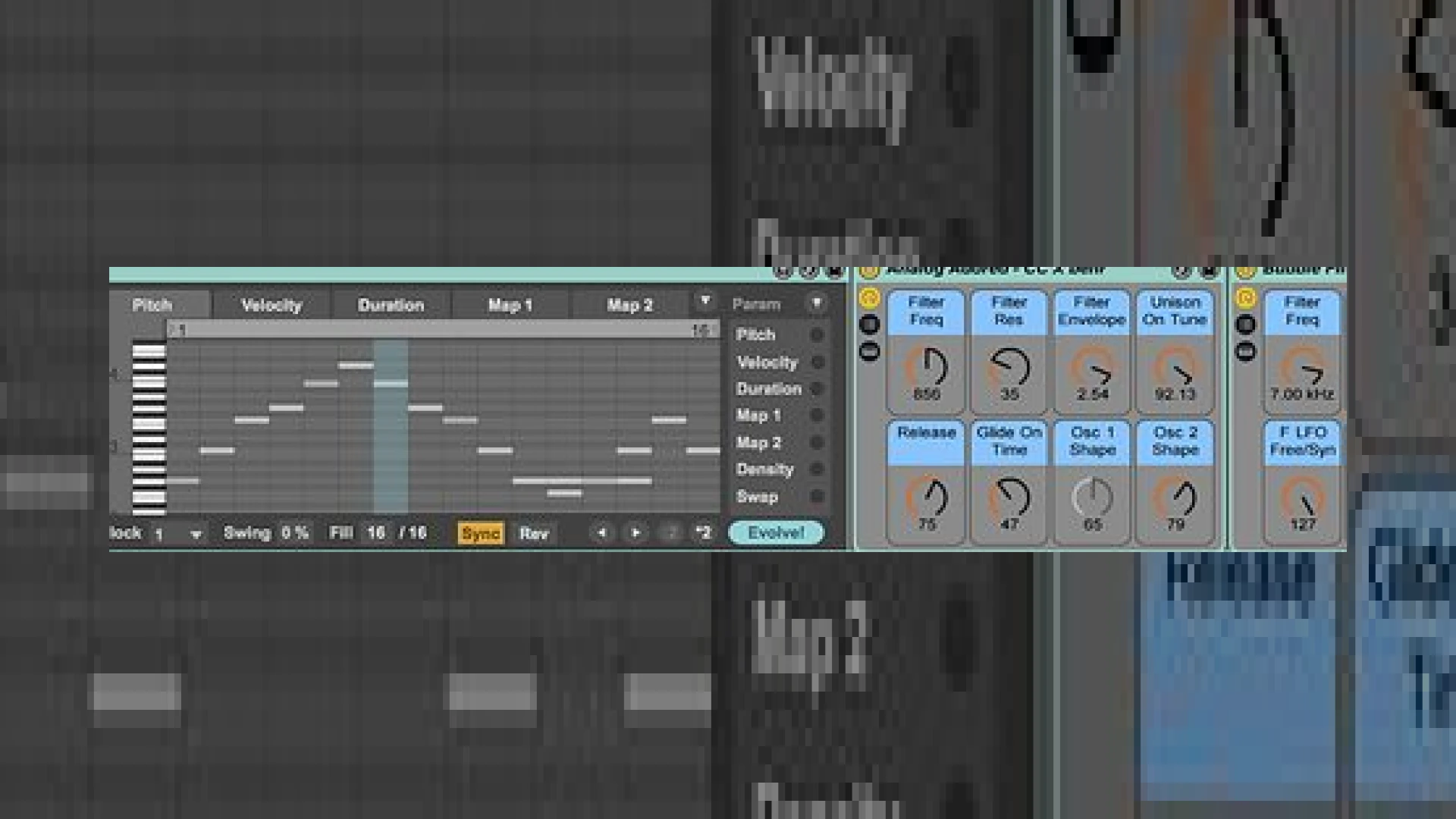 coldcut design evolving max for live sequencer: midivolve