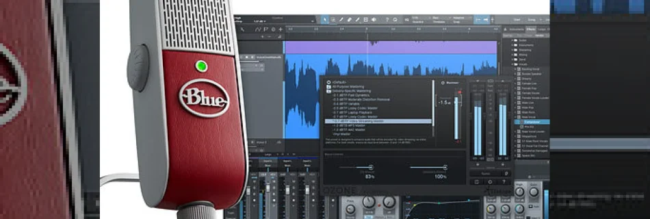 blue intro raspberry studio recording system
