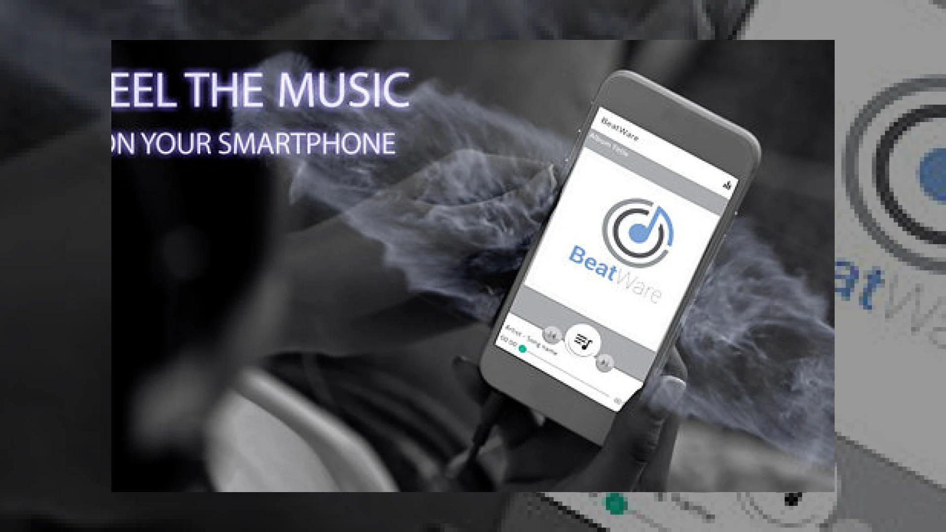 ‘feel the music’ with beatware haptic music player 