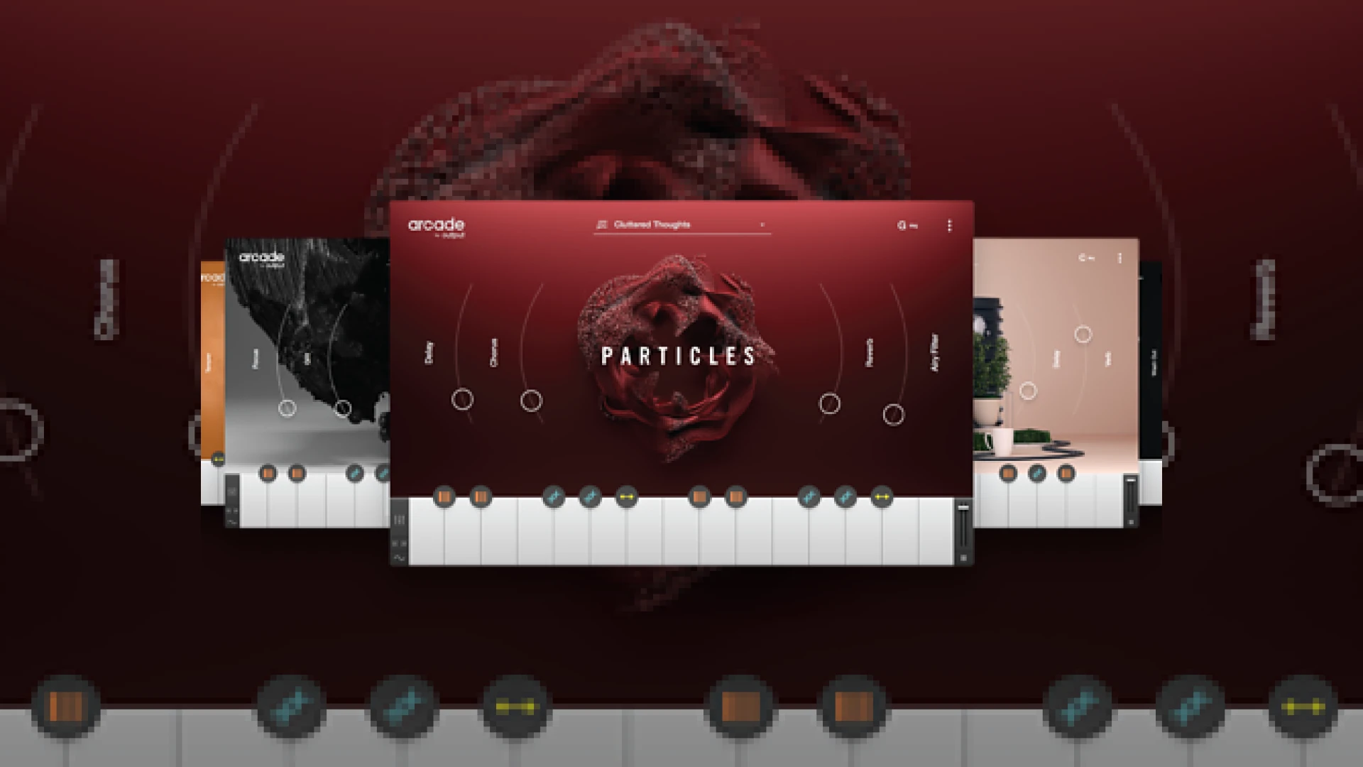 output launch arcade, a playable loop synth