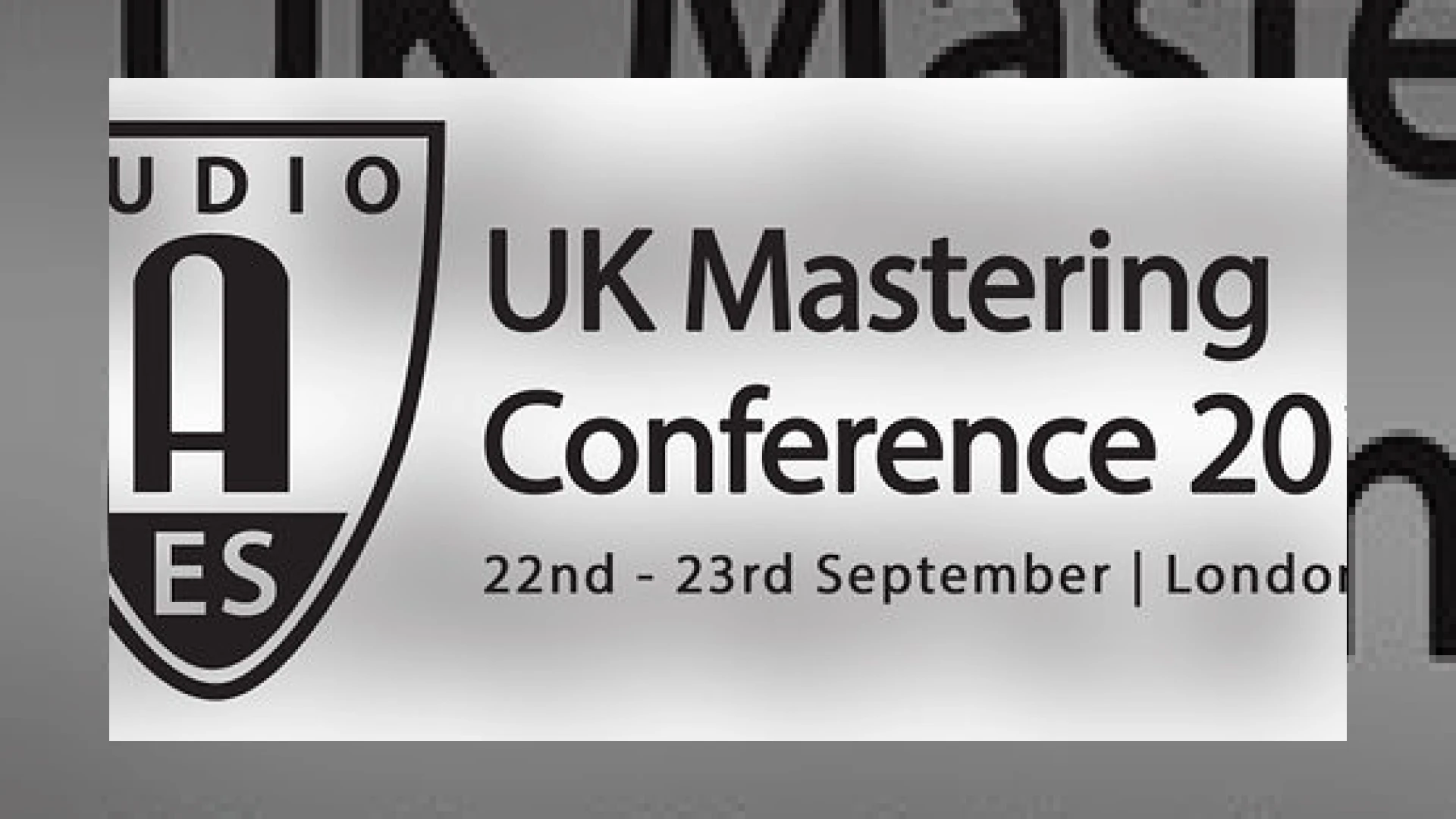 AES UK Mastering Conference coming Sept 22-23 | SM Mastering 1 aes uk mastering conference coming sept 22-23
