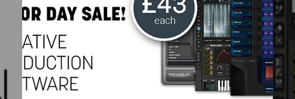 izotope launch flash sale on creative plug-ins