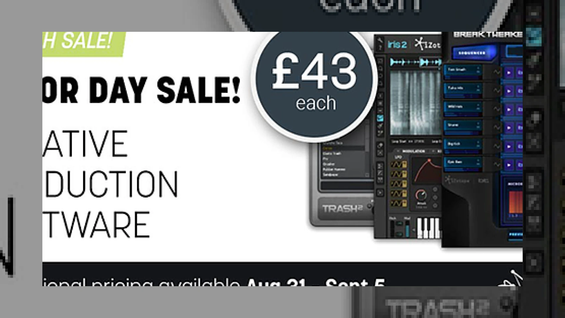 iZotope launch flash sale on creative plug-ins | SM Mastering 1 izotope launch flash sale on creative plug-ins