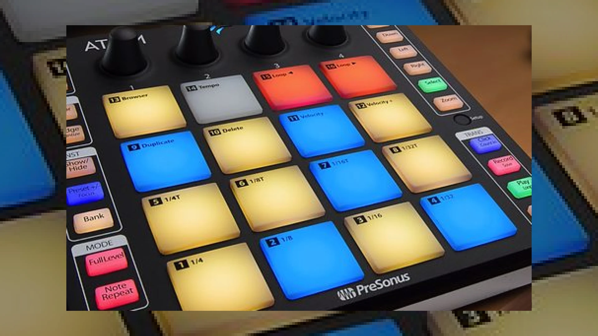 PreSonus launch ATOM Performance Pad Controller | SM Mastering 1 presonus launch atom performance pad controller