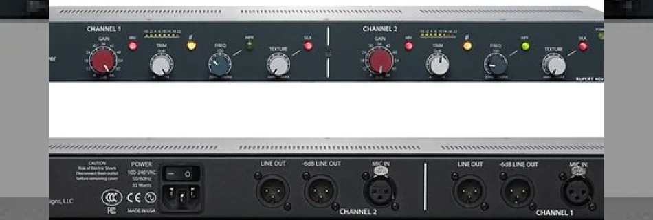 rupert neve designs launch 5211 preamp at aes