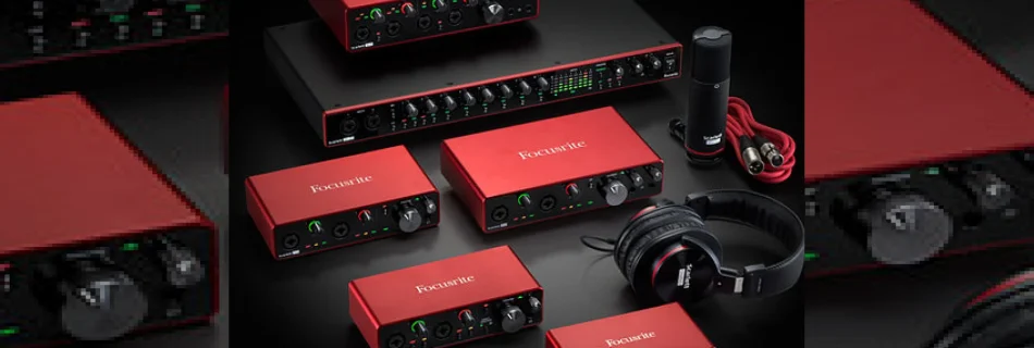 focusrite launch third-generation scarlett usb-c audio interfaces