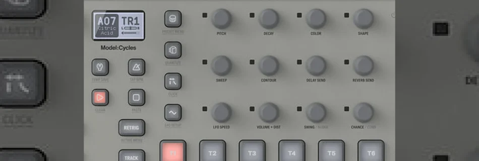 elektron's six-track fm groovebox