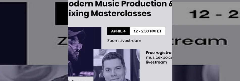 free livestream seminars from musicexpo