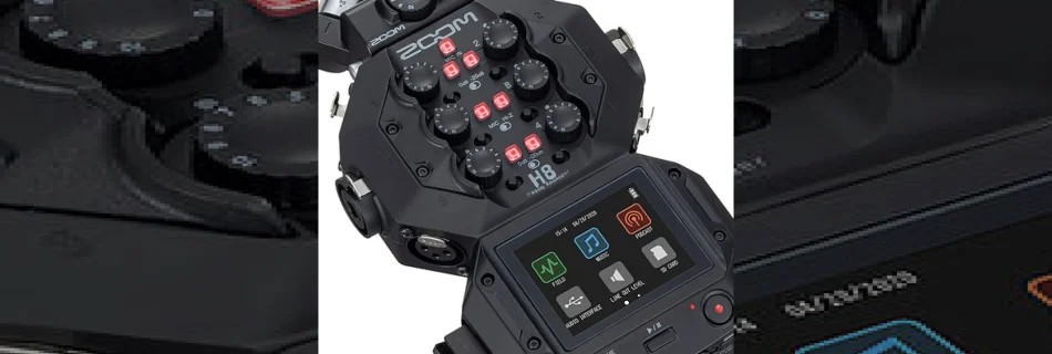 zoom h8 portable recorder unveiled