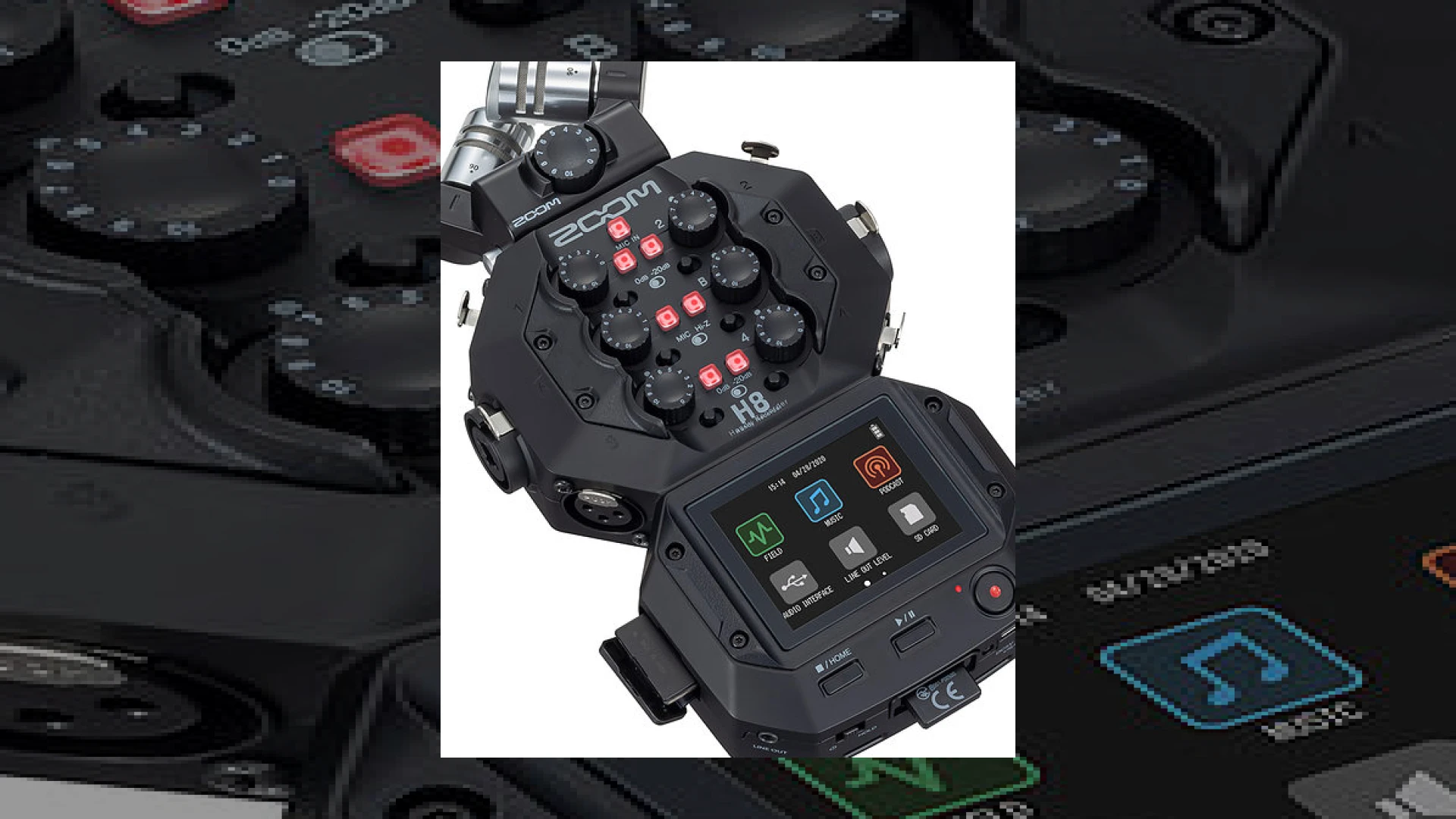 Zoom H8 Portable Recorder unveiled | SM Mastering 1 zoom h8 portable recorder unveiled
