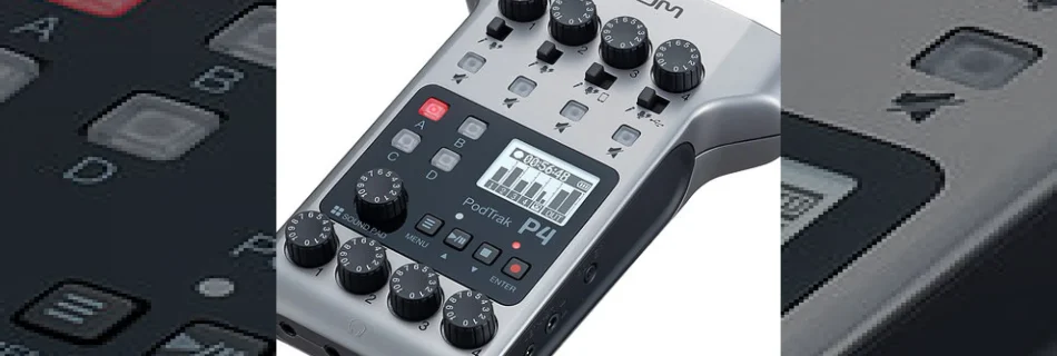 zoom unveil podtrak p4 podcasting recorder