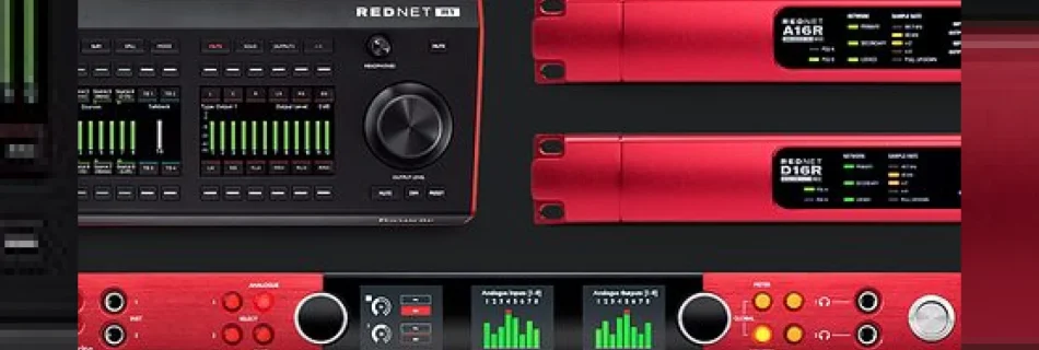focusrite expand rednet range...