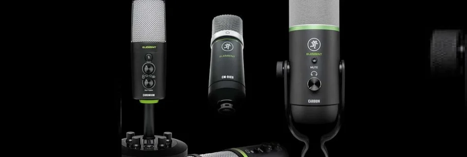 new headphones & usb mics from mackie