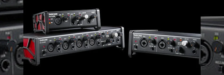 tascam announce us-hr range of interfaces