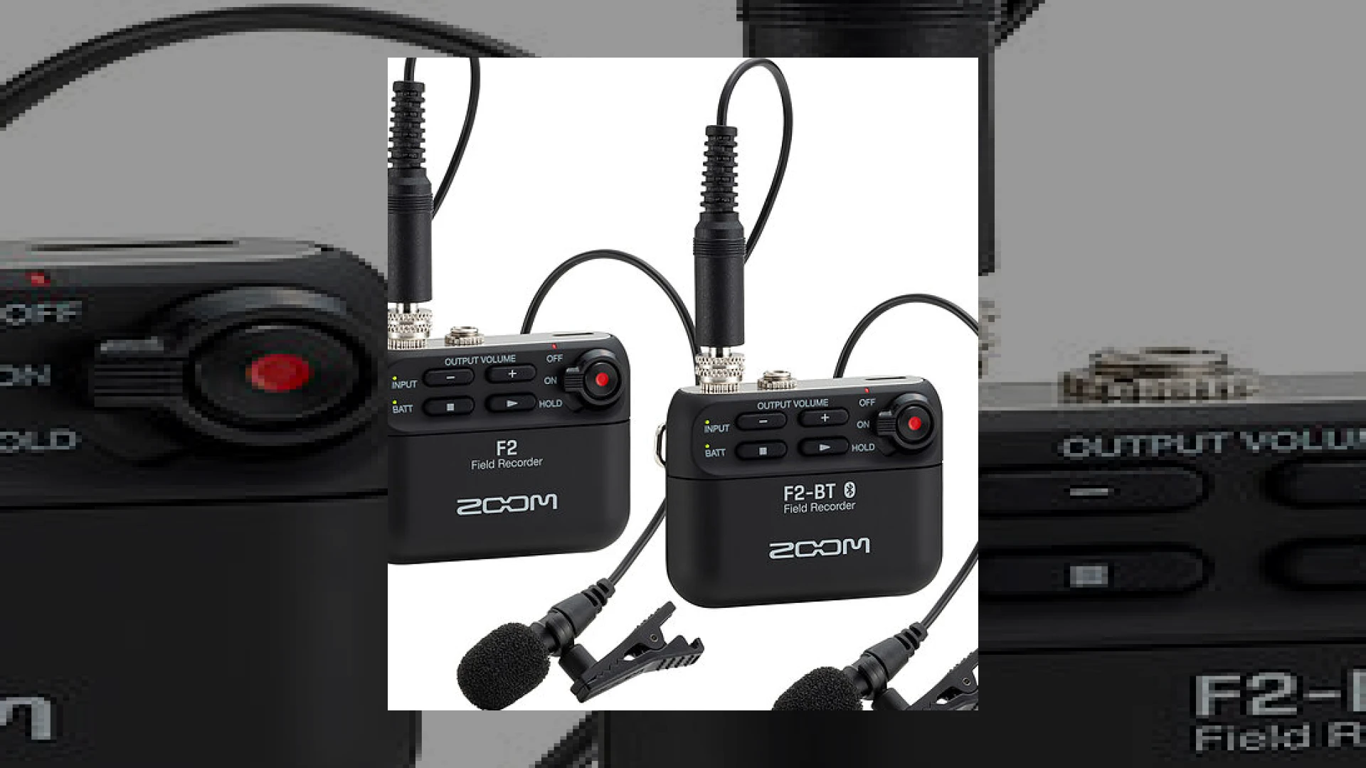 zoom f2 & f2-bt recorders unveiled