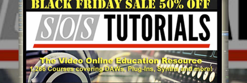 sos tutorials - black friday deal
