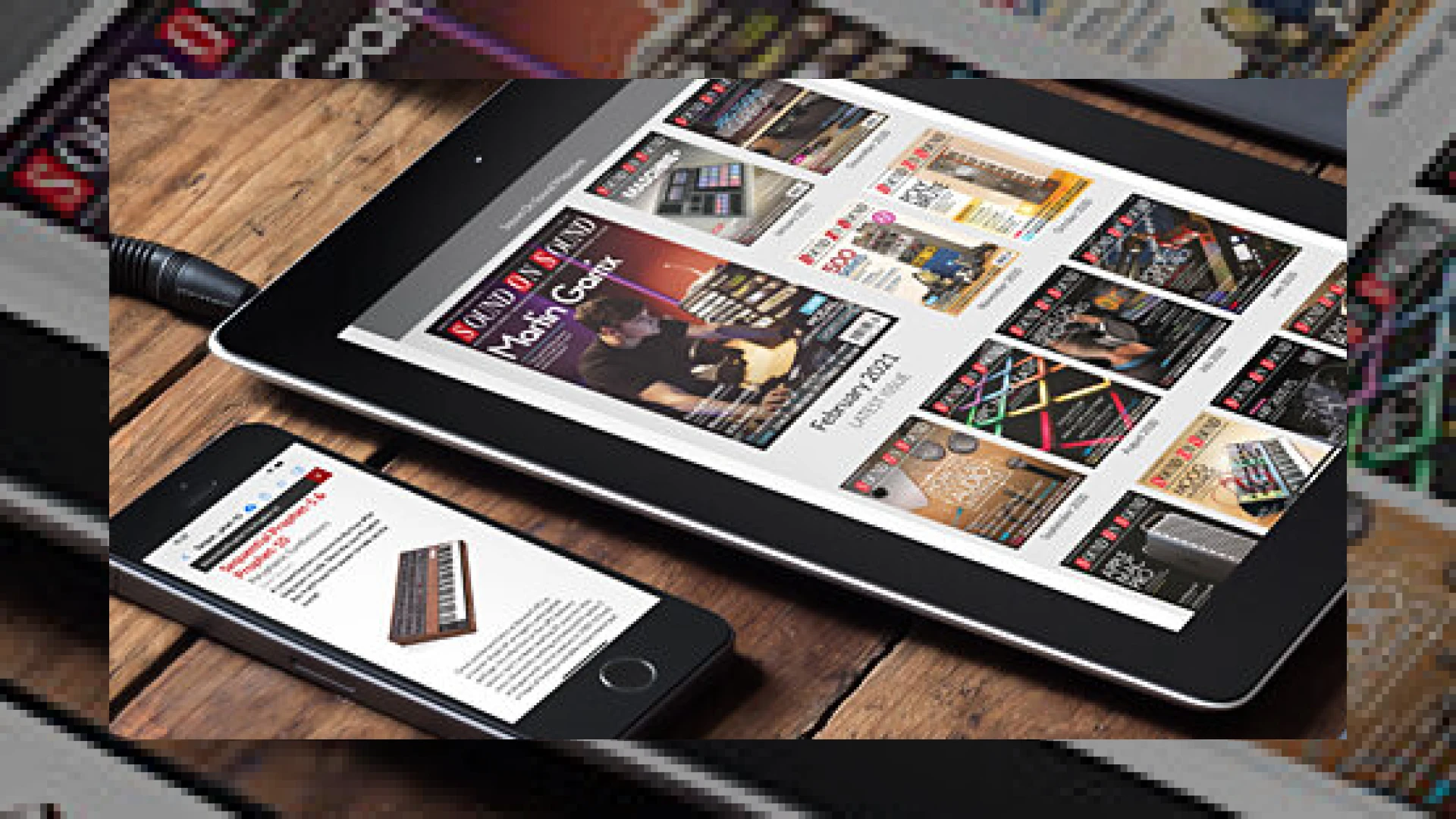 new sound on sound app launched: smartphone and tablet compatible
