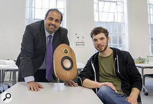 Mushroom speakers designed by student | SM Mastering 2 mushroom speakers designed by student - detail 1