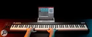 namm 2021: midi keyboards from alesis - detail 2
